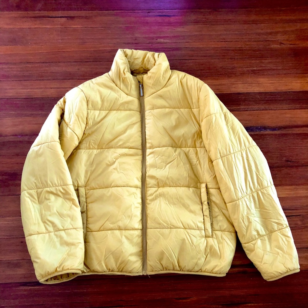 Universal Thread Yellow Puffer Jacket - Picture 3 of 5